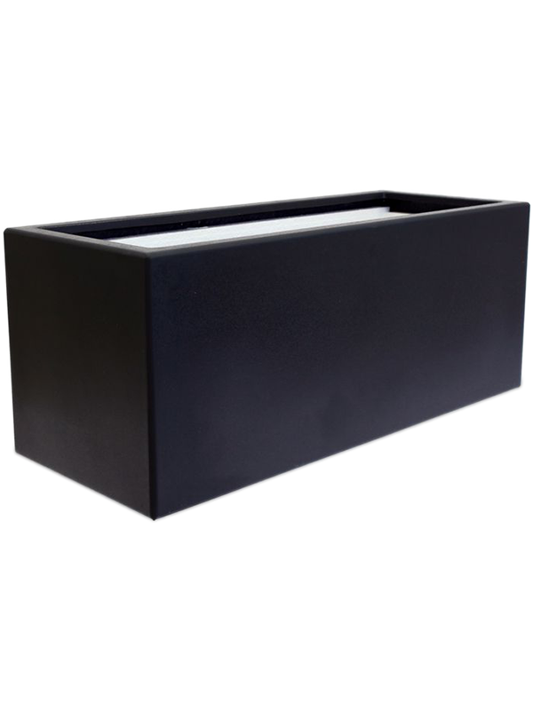 Кашпо Vepo betula rectangle anthracite L100 W50 H50 см