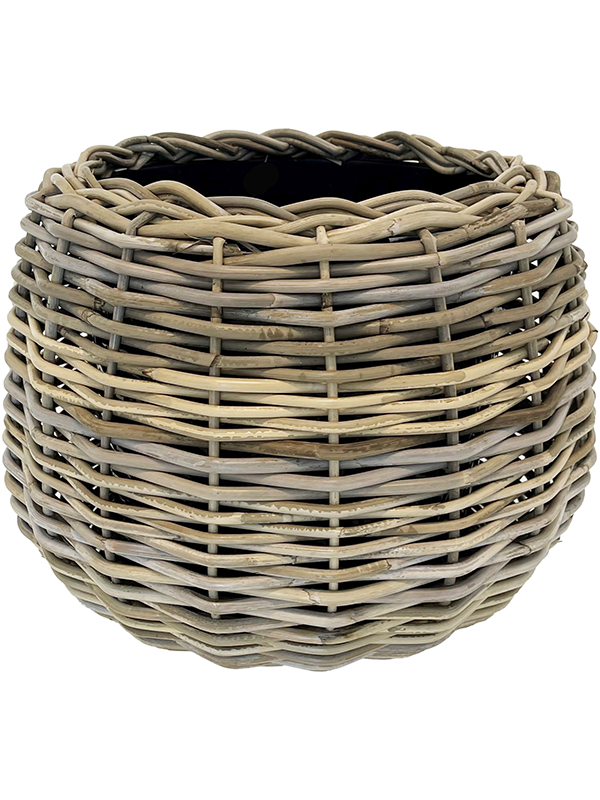 Drypot Rattan Тина Серый D55×44 см