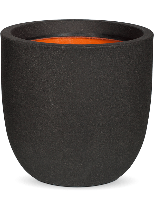 Capi Урбан Smooth NL Кашпо Сфера Чёрный D43×41 см