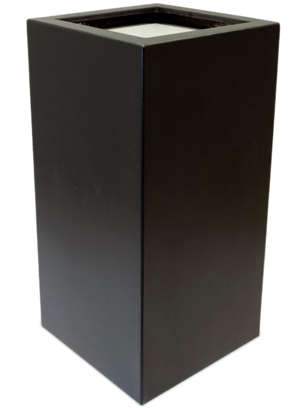 Кашпо Vepo carya square anthracite L50 W50 H100 см