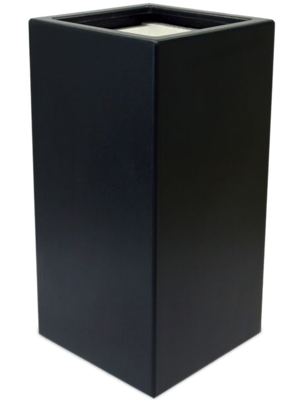 Кашпо Vepo carya square anthracite L50 W50 H80 см