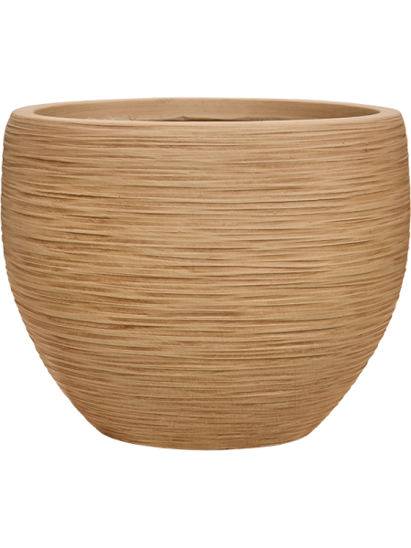 Кашпо Baq dune globe brown beige D37 H29 см