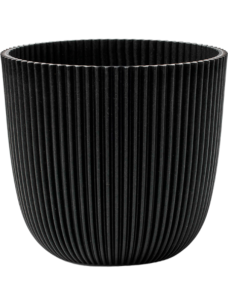 Capi Природный Ритм сделано С Кашпо Сфера Чёрный Textile D17×15 см