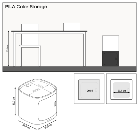 PILA Color Storage
