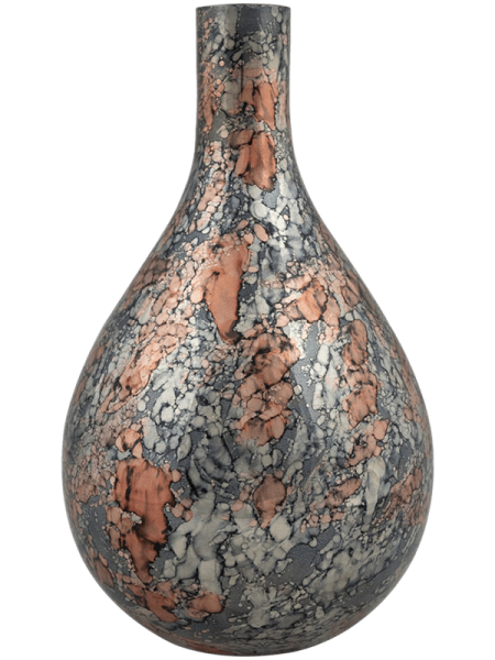 Ваза Sev bottle oyster pearl D18 H29 см