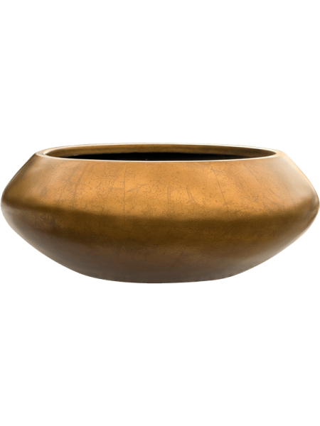 Baq Металлик Серебристый Leaf Чаша Ufo Матовый Медовый D40×15 см