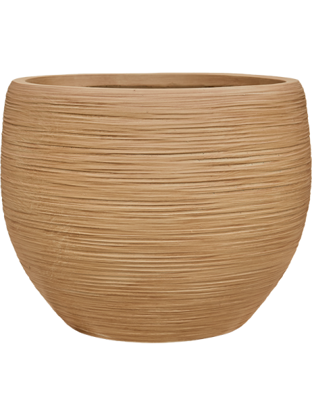 Кашпо Baq dune globe brown beige D50 H38 см