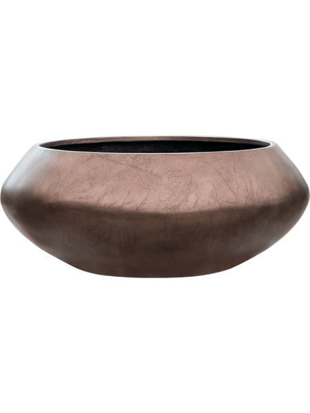 Baq Металлик Серебристый Leaf Чаша Ufo Матовый Кофейный D55×22 см
