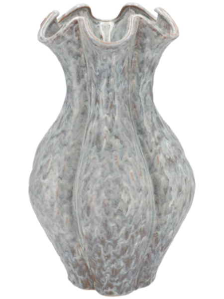Ваза Inga driss vase grey active glaze D27 H44 см