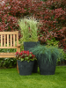 Artstone Клэр Горшок Чёрный D22×20 см