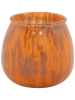 Ваза Meja pot splashed orange D9 H9 см