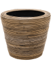 Drypot Rattan Stripe Раунд Серый D38×33.5 см