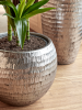Baq Опус Hammered Глобус Серебристый С Вкладышем D40×32 см