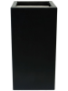 Кашпо Vepo carya square anthracite L40 W40 H80 см