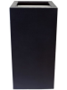 Кашпо Vepo carya square anthracite L50 W50 H100 см
