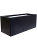 Кашпо Vepo betula rectangle anthracite L100 W50 H50 см