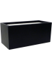 Кашпо Vepo betula rectangle anthracite L80 W40 H40 см