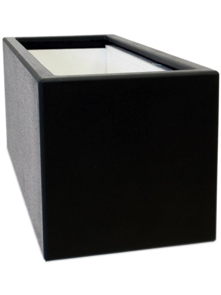 Кашпо Vepo betula rectangle anthracite L100 W40 H40 см