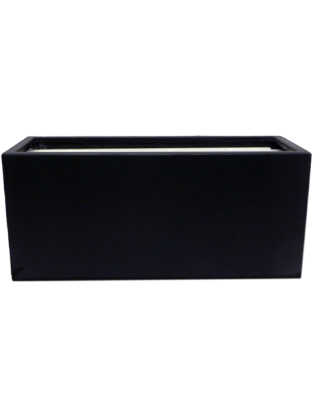 Кашпо Vepo betula rectangle anthracite L60 W40 H40 см