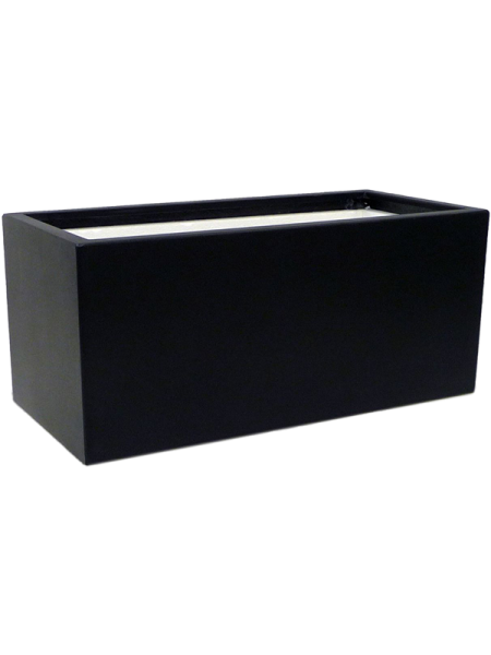 Кашпо Vepo betula rectangle anthracite L80 W40 H40 см