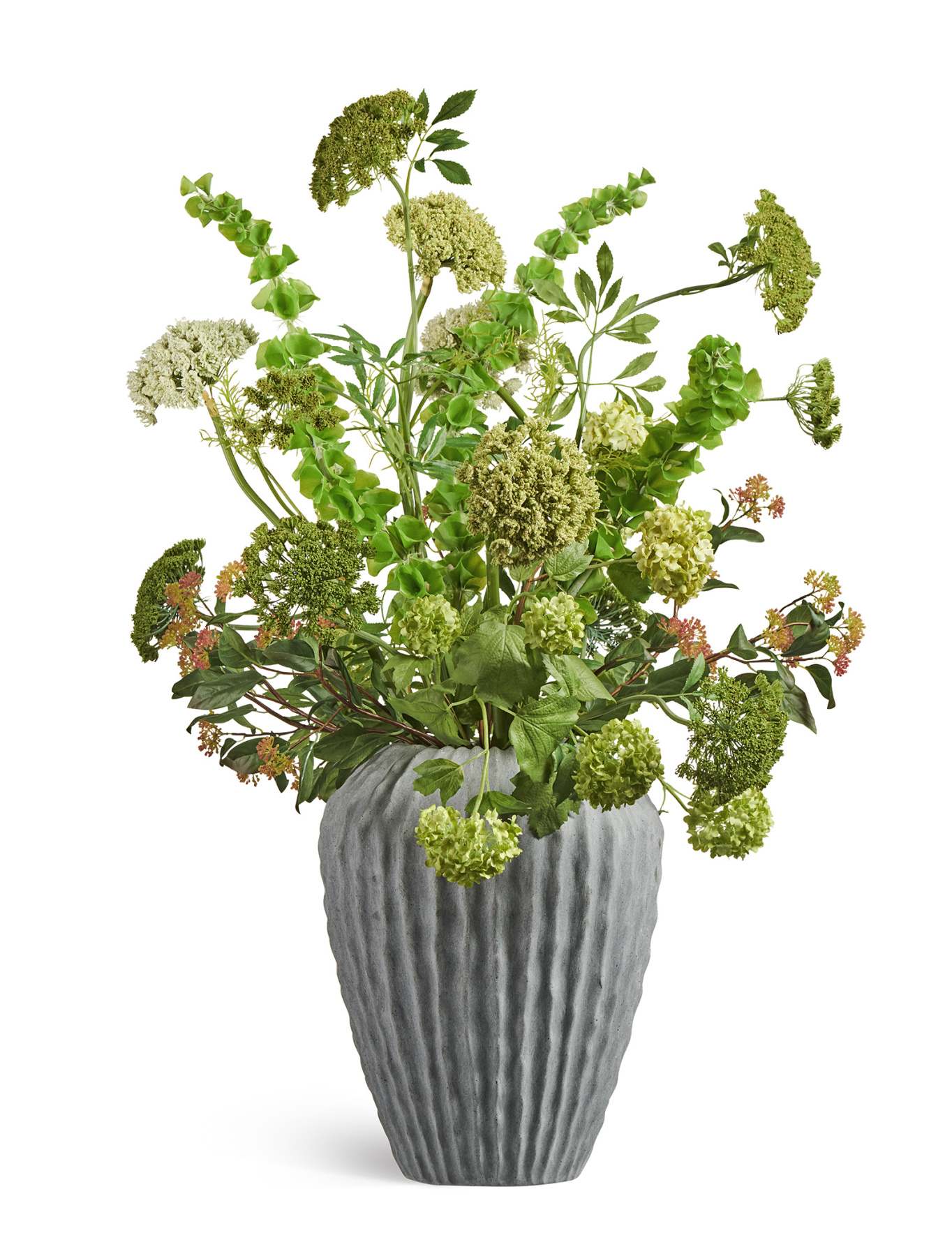 Композиция "Flower Inspiration" в вазе Moho дымчато-серый песок (ELE) — 32.463407